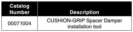Cushion Grip Spacer Damper Accessories