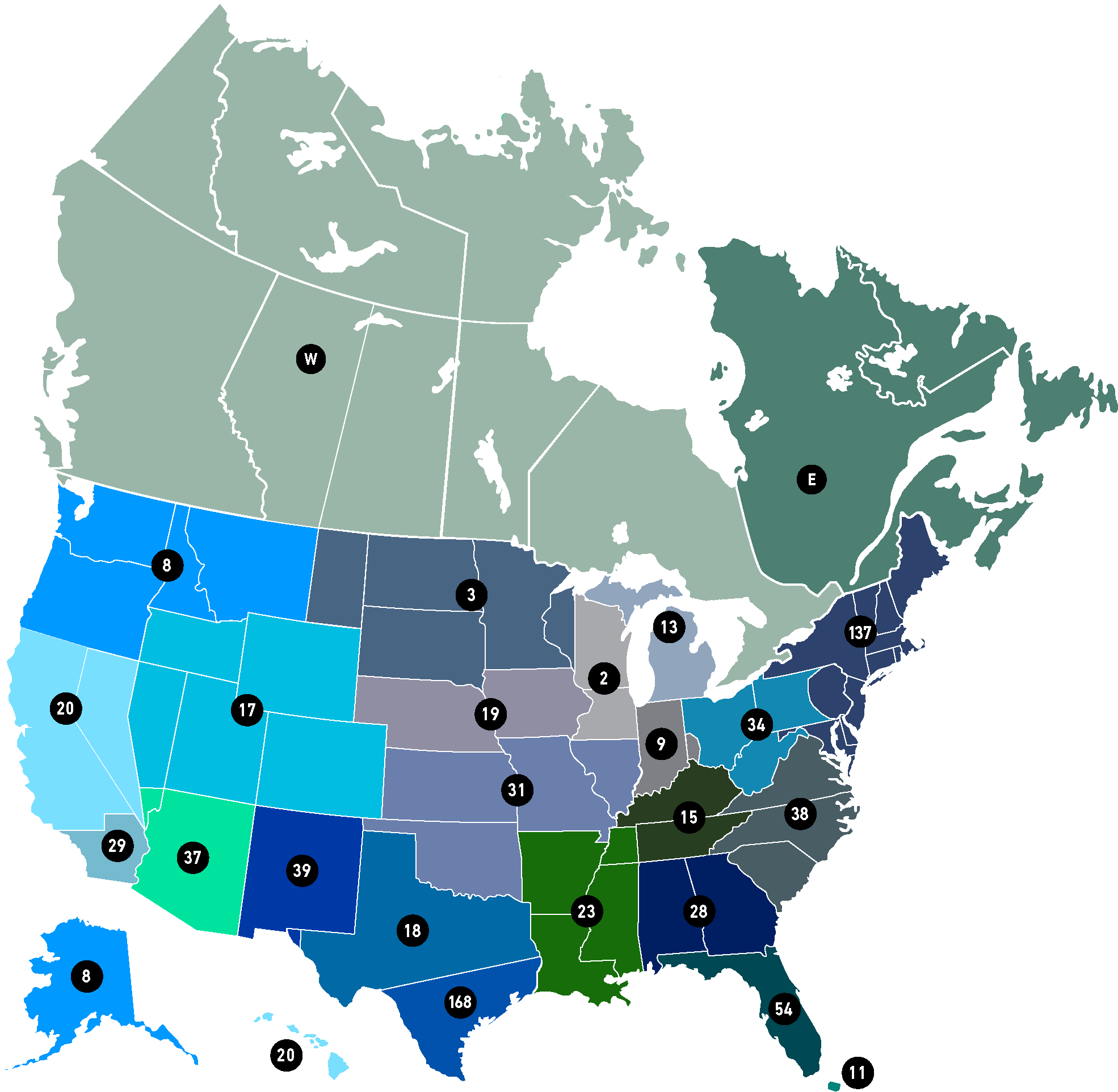 2026 USenergyMapRepsRegions numbers and Canada