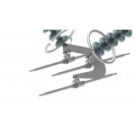 V-String Assembly - Angled Suspension, Tri-Bundle Conductor, 50K