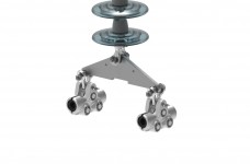 I-String Assembly - Tangent Suspension, Twin-Bundle Conductor, 50K