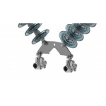 V-String Assembly - Tangent Suspension, Twin-Bundle Conductor, 50K