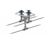 Suspension Assembly I-String Assembly - Double Insulator, Tangent Suspension, Tri-Bundle Conductor, 50K