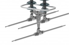 Suspension Assembly I-String Assembly - Double Insulator, Tangent Suspension, Tri-Bundle Conductor, 50K