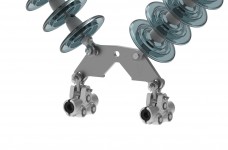 V-String Assembly - Tangent Suspension, Twin-Bundle Conductor, 30K