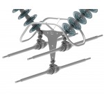 Suspension Assembly V-String Assembly - Tangent Suspension, Tri-Bundle Conductor, 50K